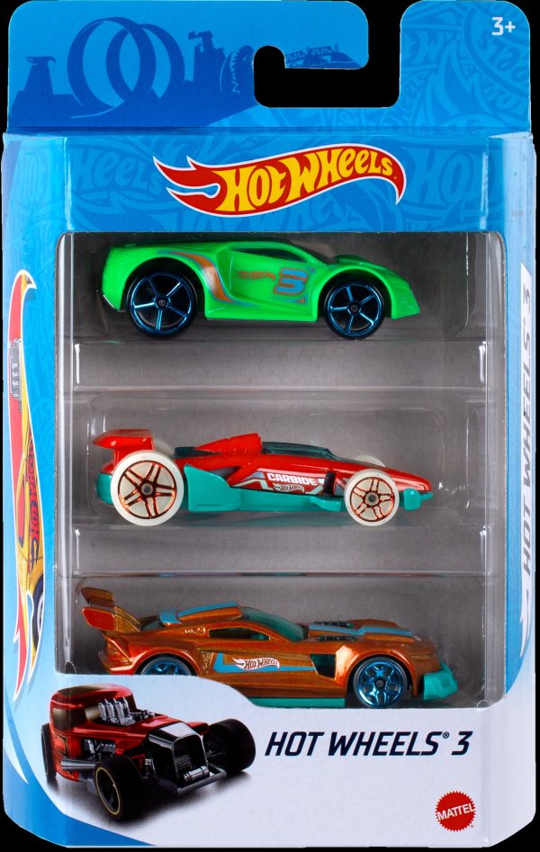 Hot Wheels - Cadeauset auto's (3-pack) - Afbeelding 3