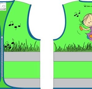 Rube & Rutje – Veiligheidsvestje Rutje (groen) 6-9jaar