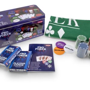 Pro Poker Texas Hold’em Set (tin box)