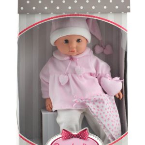 Bambolina Molly Boutique Babypop (36cm) met zacht lijfje (assorti)