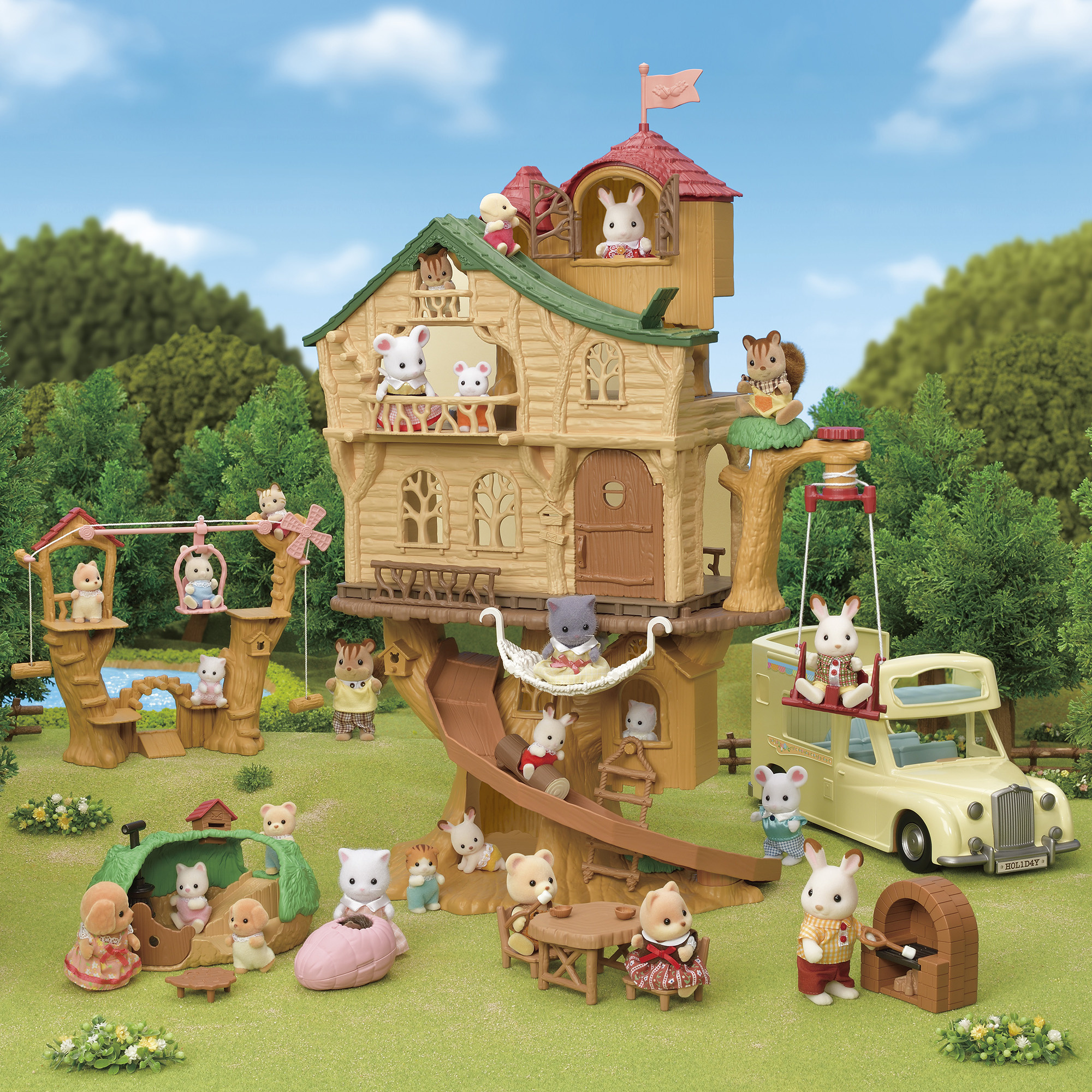Sylvanian Families - Avontuurlijke boomhut - Afbeelding 6