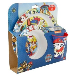 Paw Patrol – Lunchset Chase (bord, kom en beker) microwave-safe