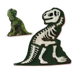 SES Creative Gieten en schilderen – T-Rex met skelet