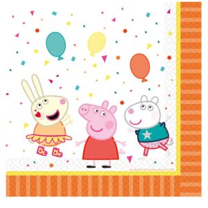 Peppa Pig – Servetten (papieren) 33x33cm – 16stuks