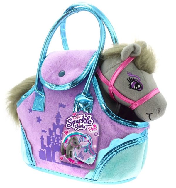 Sparkle Girlz - Grijze pony in tasje