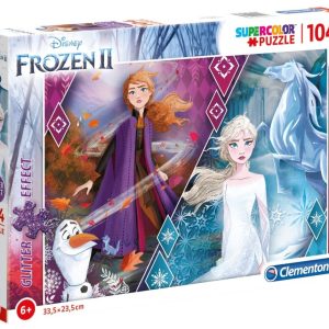 Puzzel (104stuks) – Frozen 2 Glitter