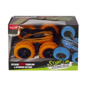 Wonky Stunt Car Double R/C – Side Roll – oranje