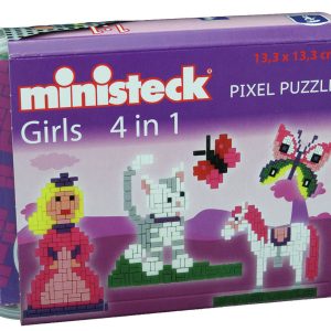 Ministeck (Plastic Box) – Girls 4-in-1 (500stuks)