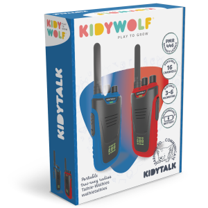 Kidytalk Walkie Talkie – blauw/rood