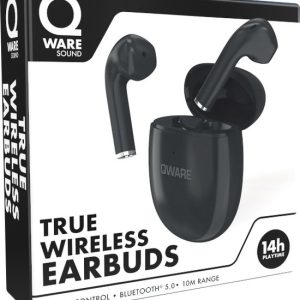 Qware Sound Bluetooth oordopjes – Zwart