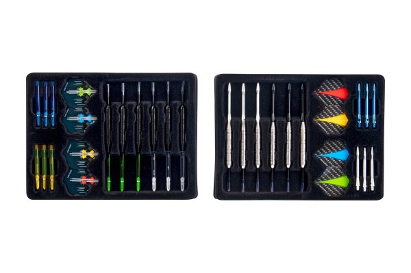 Longfield darts 4 sets steeltip brass tungsten look 23gr - Afbeelding 2