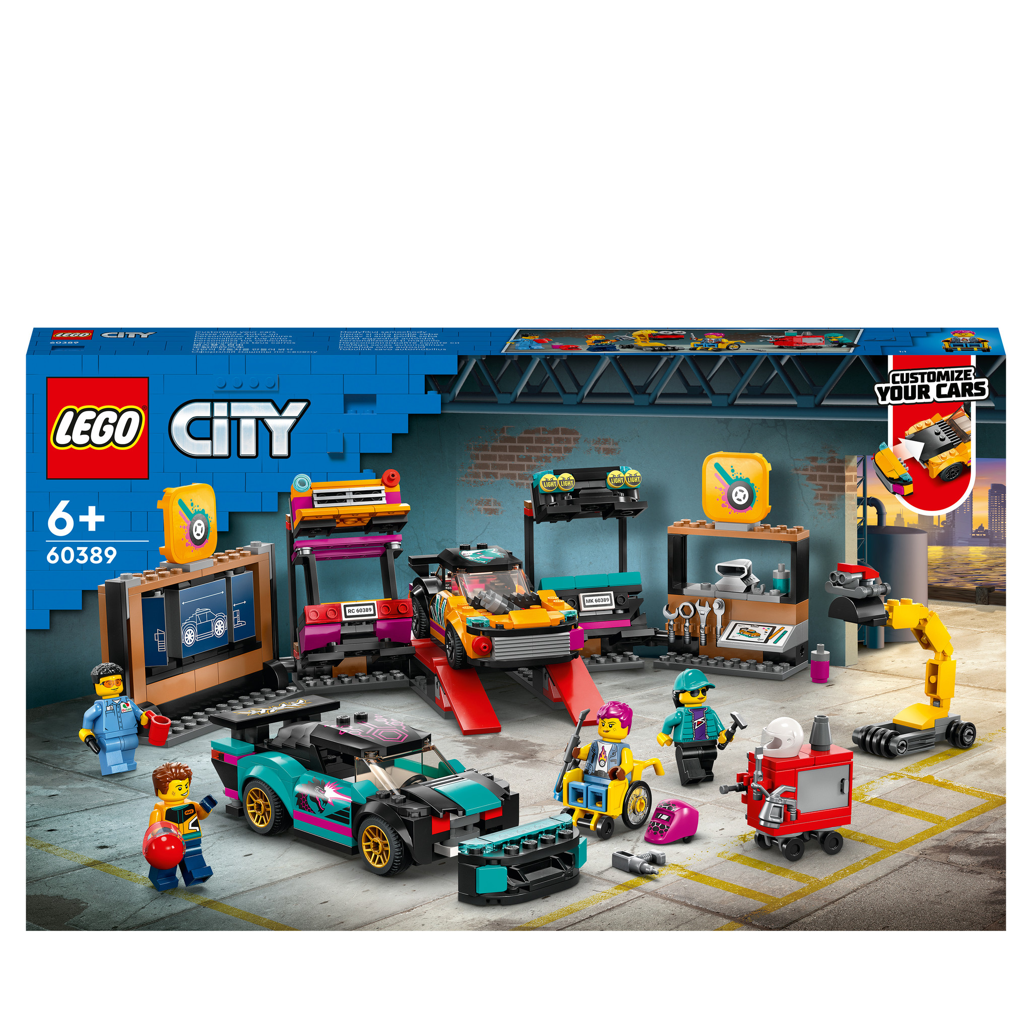 LEGO City Garage voor aanpasbare auto's - 60389