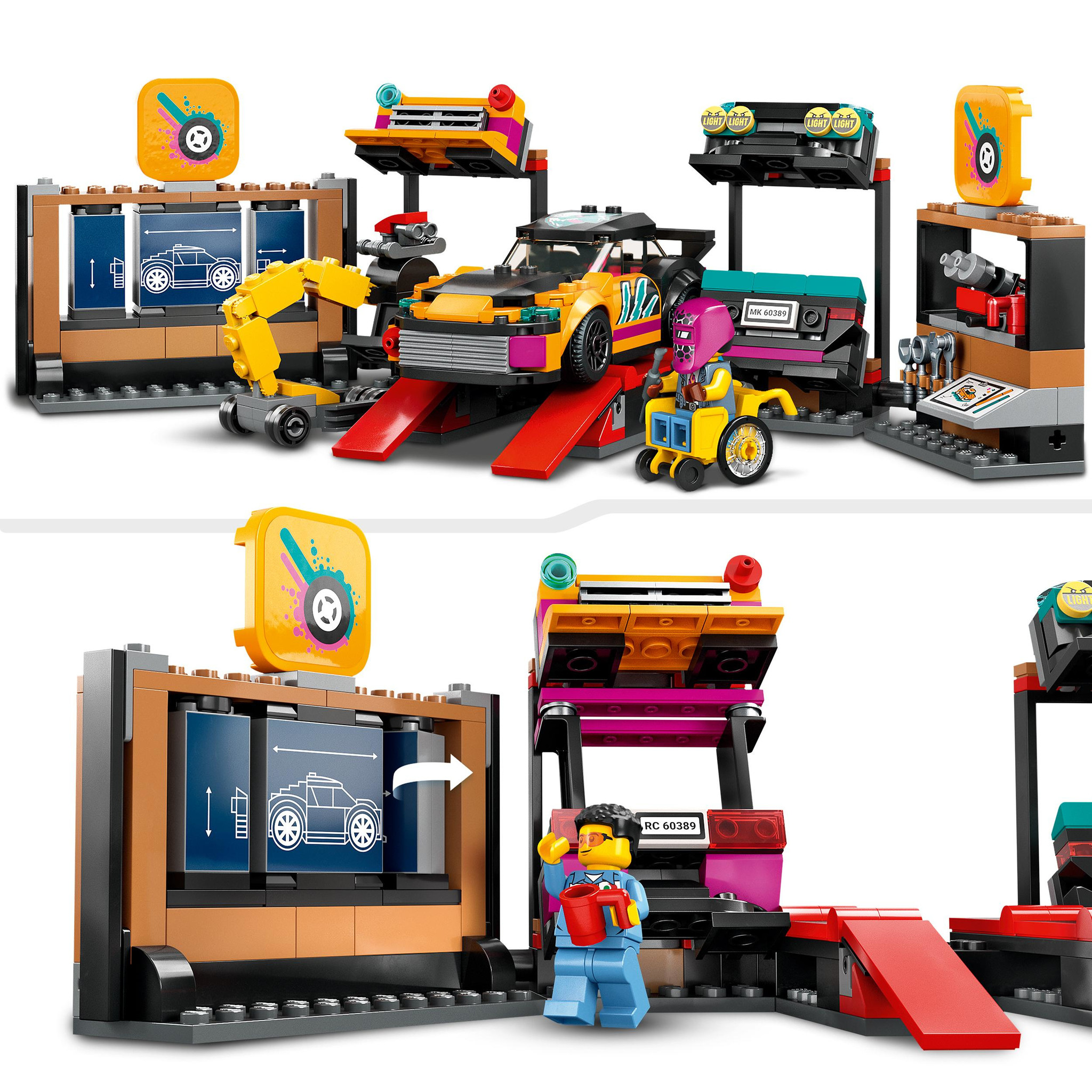 LEGO City Garage voor aanpasbare auto's - 60389 - Afbeelding 5