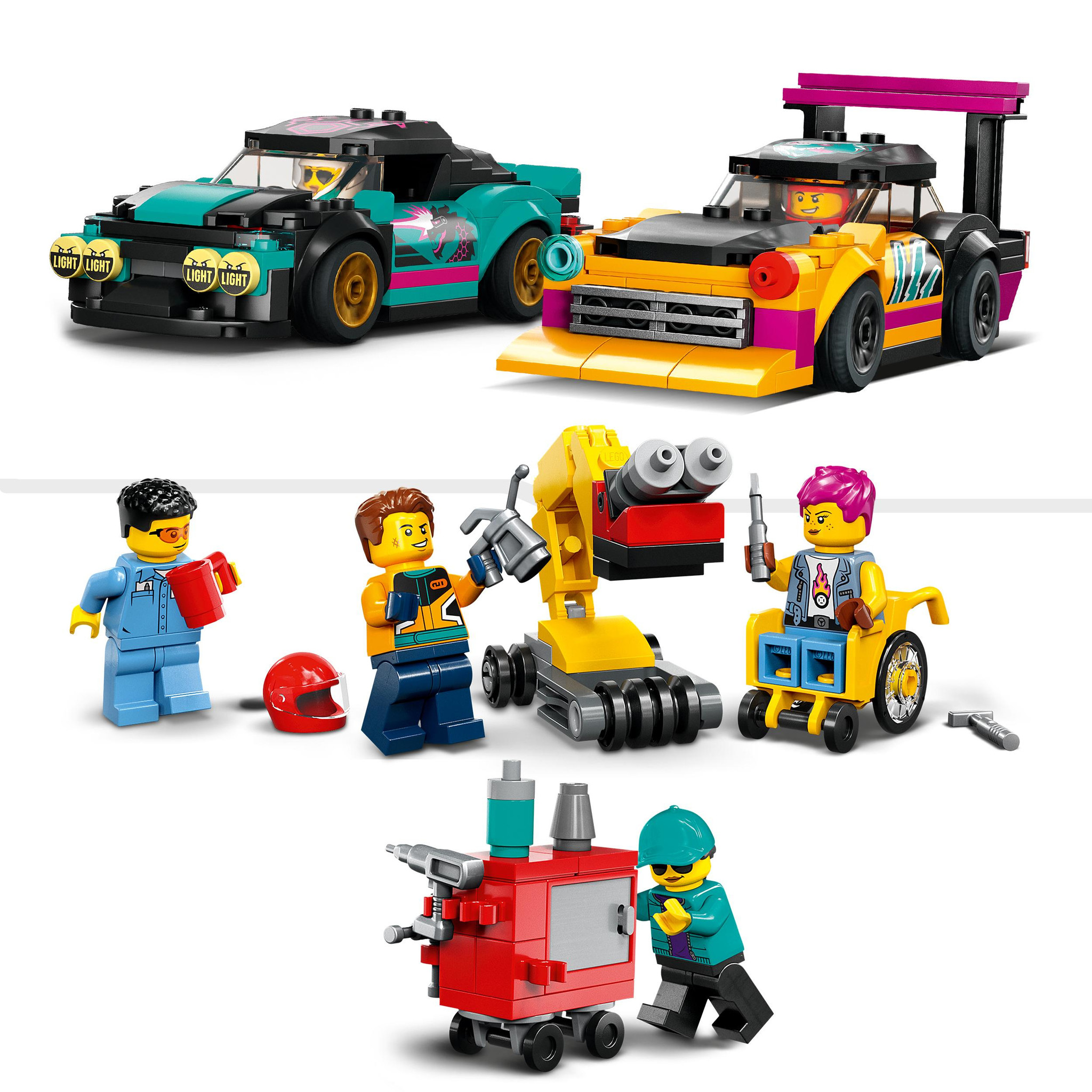 LEGO City Garage voor aanpasbare auto's - 60389 - Afbeelding 7