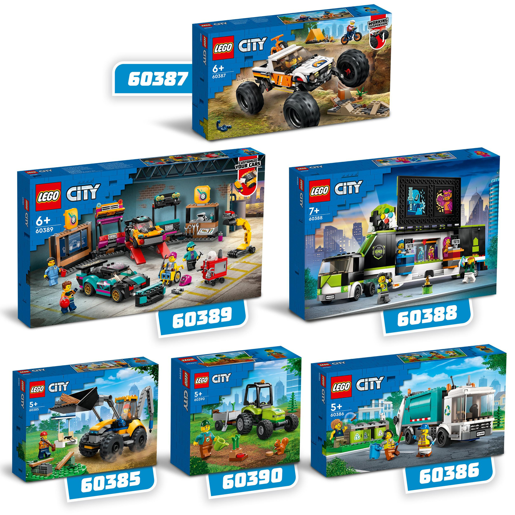 LEGO City Garage voor aanpasbare auto's - 60389 - Afbeelding 8