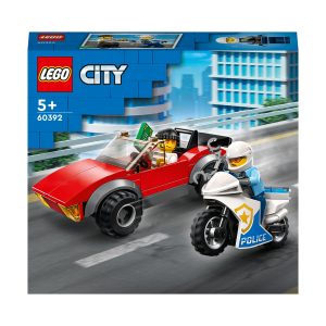 LEGO City Achtervolging auto op politiemotor – 60392