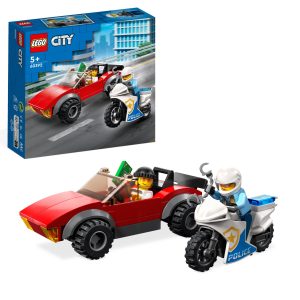 LEGO City Achtervolging auto op politiemotor – 60392