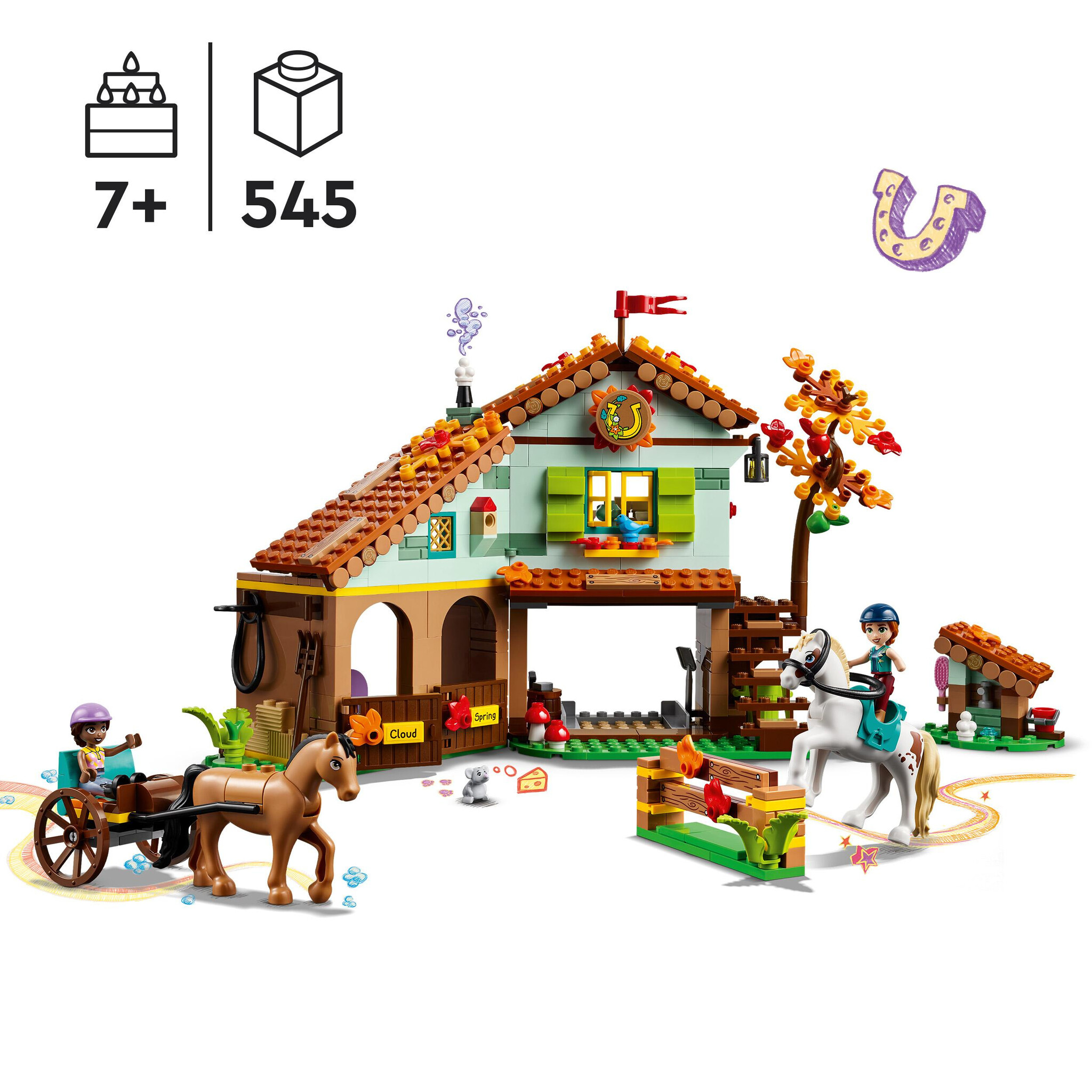 LEGO Friends Autumns paardenstal - 41745 - Afbeelding 4