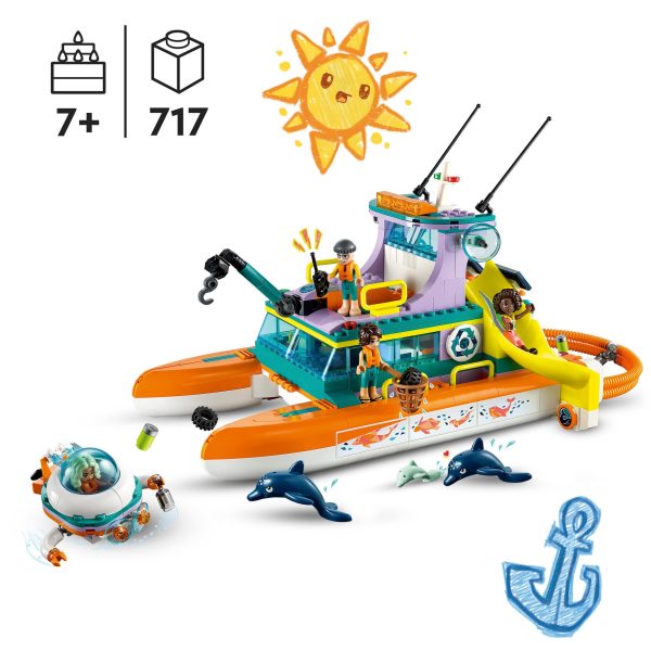 LEGO Friends Reddingsboot op zee - 41734 - Afbeelding 4