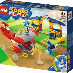 LEGO Sonic the Hedgehog Tails’ werkplaats en Tornado vliegtuig – 76991