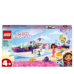 LEGO Gabby’s Dollhouse Vertroetelschip van Gabby & Meerminkat – 10786