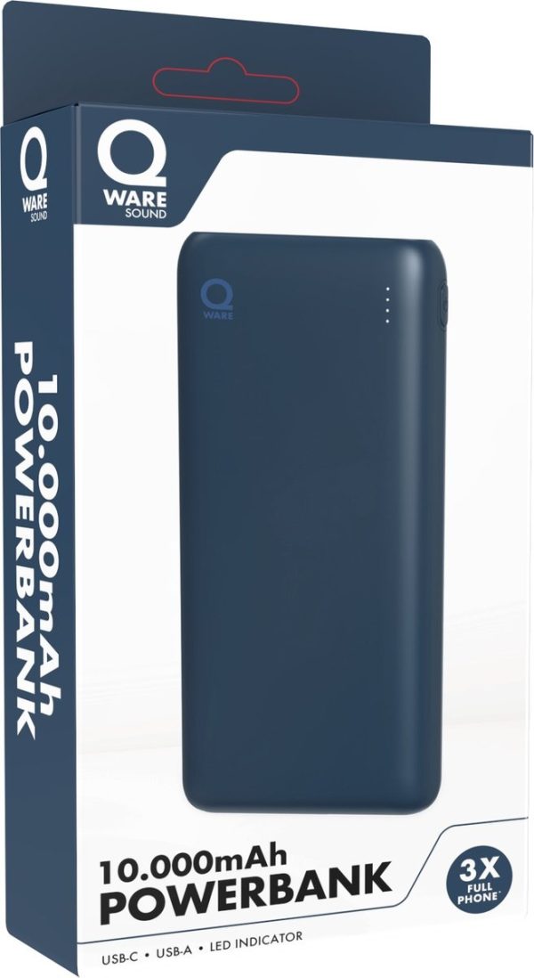 Qware Sound Powerbank 10.000 mAh  - 1 exemplaar - Afbeelding 5