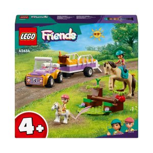 LEGO Friends Paard en pony aanhangwagen – 42634