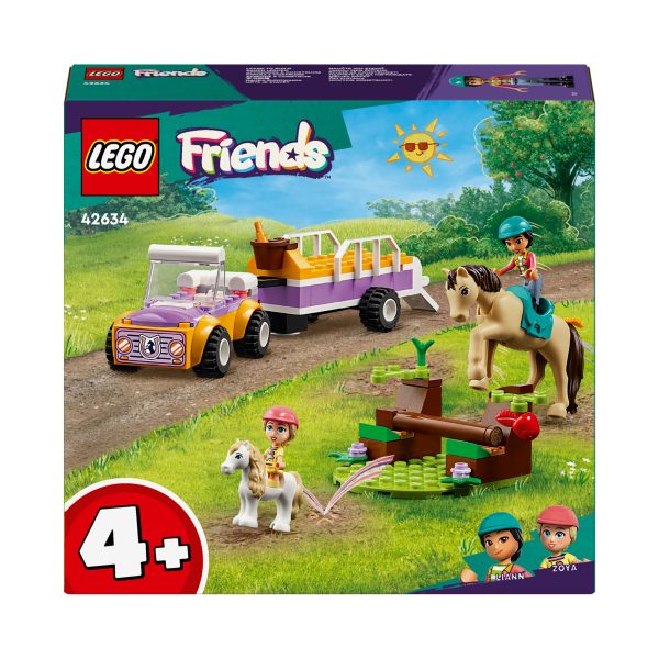 LEGO Friends Paard en pony aanhangwagen - 42634