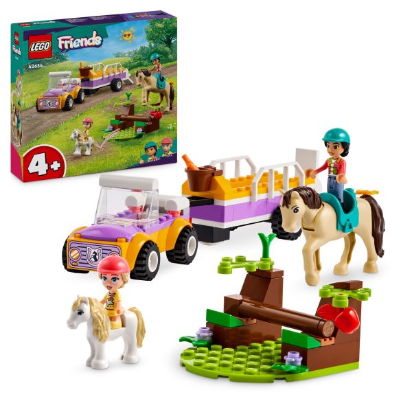 LEGO Friends Paard en pony aanhangwagen - 42634 - Afbeelding 2