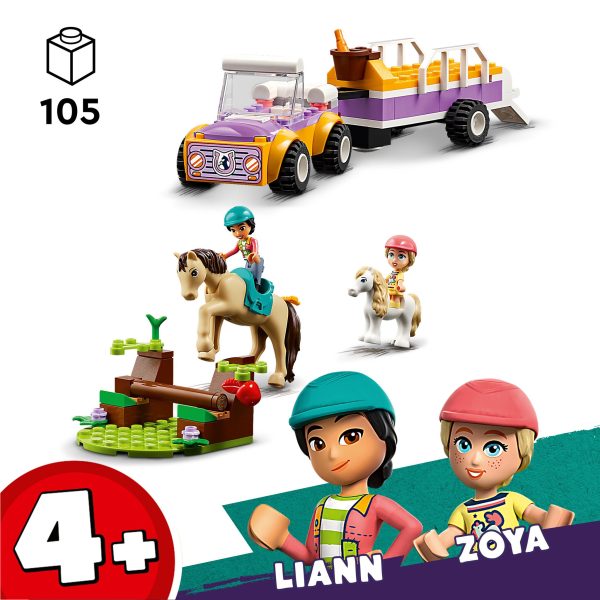 LEGO Friends Paard en pony aanhangwagen - 42634 - Afbeelding 4