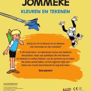 Jommeke spelboek – Jommeke Kleuren en tekenen (6+)