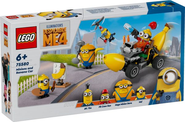 LEGO Despicable Me 4 Minions en bananenauto - 75580 - Afbeelding 5