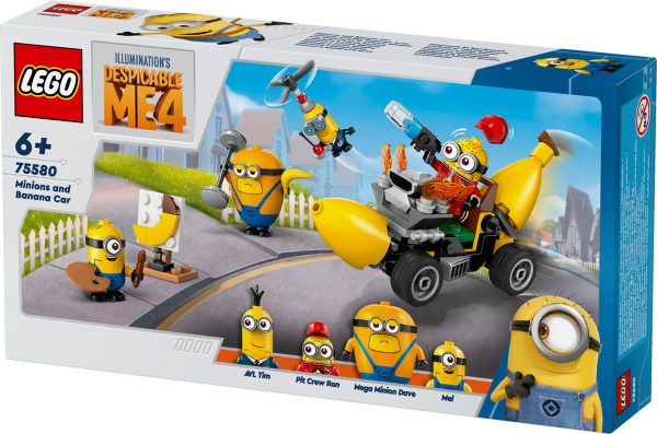 LEGO Despicable Me 4 Minions en bananenauto - 75580 - Afbeelding 6