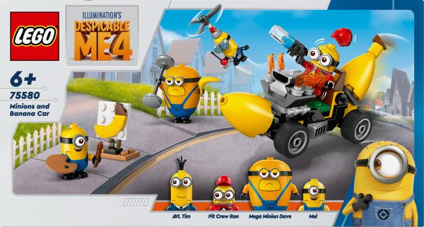 LEGO Despicable Me 4 Minions en bananenauto - 75580 - Afbeelding 7