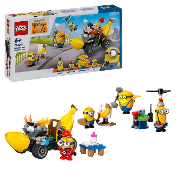 LEGO Despicable Me 4 Minions en bananenauto - 75580 - Afbeelding 9