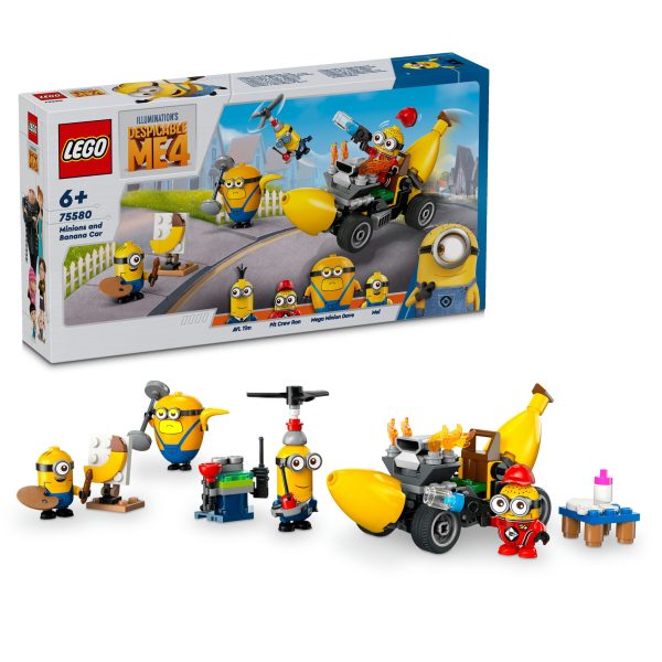 LEGO Despicable Me 4 Minions en bananenauto - 75580 - Afbeelding 10