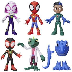 Marvel Spidey and his Amazing Friends – Dino Heroes Lizard speelset (5-pack