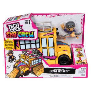 Tech Deck – Sk8 Crew – 2-in-1 Transforming Ultra Bus & Storage