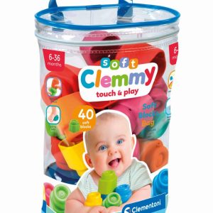 Soft Clemmy – Zachte stapelblokken – 40 stuks