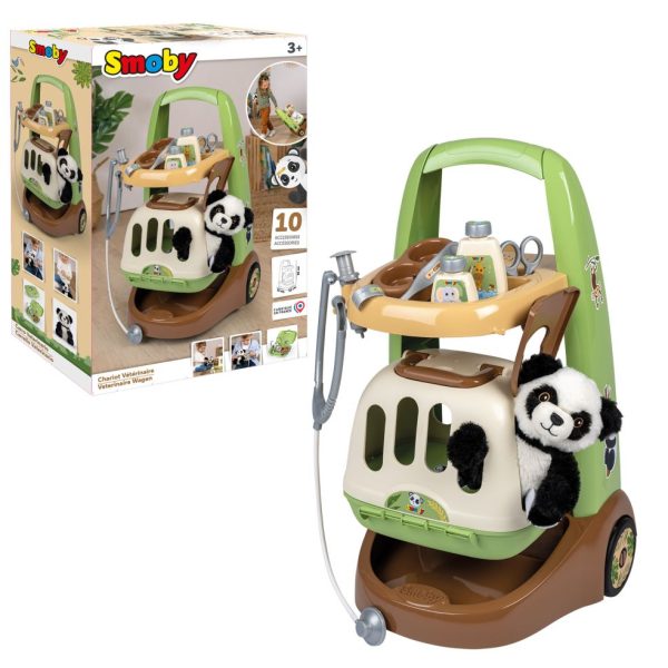 Dierenartstrolley met panda. 3+