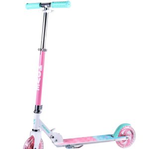 Scooter 145 mm LED – Sky roze pastel. 6+