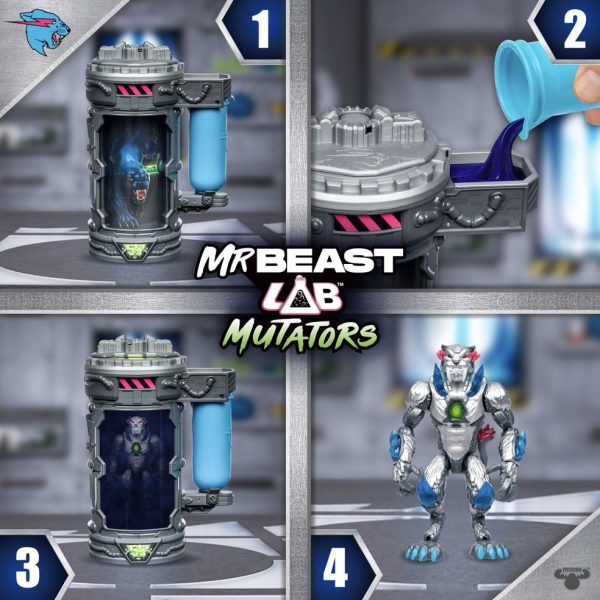 MrBeast Lab Mutator Metallic Panther. 5+. 47524718 - Afbeelding 3