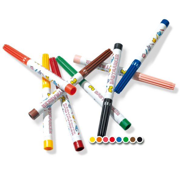 SES Creative My First - Baby markers 8 kleuren - Afbeelding 3