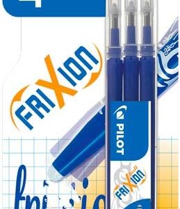 Pilot FriXion Ball & Clicker navulling (blauw) 0,7mm – 3stuks