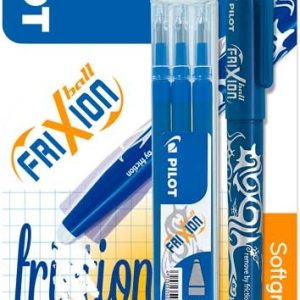 Pilot FriXion Rollerball 0,7mm – 1stuk + 3 vullingen (blauw)