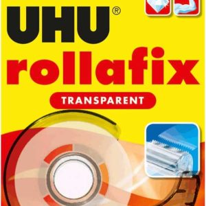 UHU Rollafix Transparant 19 mm x 25m (blister)