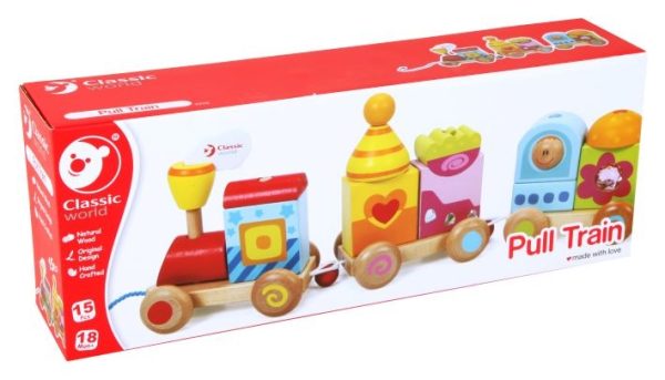 Pull Train (hout) - 15stuks