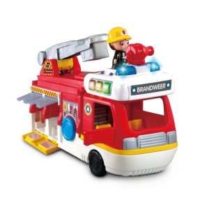 Vrolijke Vriendjes – 2 in 1 Brandweerwagen