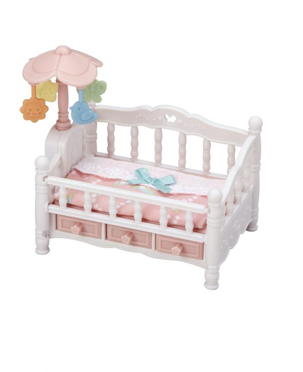 Sylvanian Families bed voor drieling met mobiel