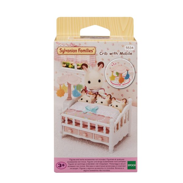 Sylvanian Families bed voor drieling met mobiel - Afbeelding 5